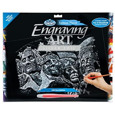 Royal & Langnickel & Royal Langnickel-Set da incisione per disegni formato A3, colore: argento, misura Mount Rushmore-Set per pittura Royal & Langnickel & Royal Langnickel-Set da incisione per disegni formato A3, colore: argento, misura Mount Rushmore-Set per pittura