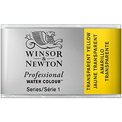 Winsor & Newton Professional Vernici ad acquerello, vivaci e resistenti alla luce, pigmenti per artisti, GODET INTERO, colore: Giallo Trasparente Winsor & Newton Professional Vernici ad acquerello, vivaci e resistenti alla luce, pigmenti per artisti, GODET INTERO, colore: Giallo Trasparente