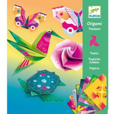 Djeco Papiroflessia Origami Tropici (min. 2 u.) Bambole e Figure, M (DJ08754) Djeco Papiroflessia Origami Tropici (min. 2 u.) Bambole e Figure, M (DJ08754)
