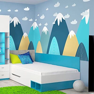 Ambiance Sticker Adesivi per bambini Montagne scandinave, Annika, 80 x 120 cm Ambiance Sticker Adesivi per bambini Montagne scandinave, Annika, 80 x 120 cm