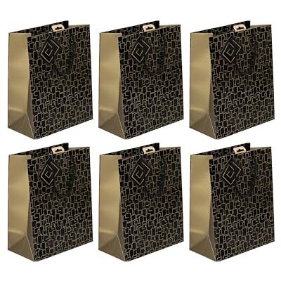 Eurowrap Pack 6 sacchetti regalo per adulti 26,5x14x33cm Eurowrap Pack 6 sacchetti regalo per adulti 26,5x14x33cm