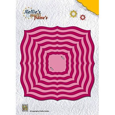 Nellie's Choice , 12 Fustelle Multi Cornice, 11.1 x 11.6 cm, per Creare Biglietti, Natale, Scrapbooking, Fai da Te, DIY, Rosa, 11,09 x 11,6 cm Nellie's Choice , 12 Fustelle Multi Cornice, 11.1 x 11.6 cm, per Creare Biglietti, Natale, Scrapbooking, Fai da Te, DIY, Rosa, 11,09 x 11,6 cm