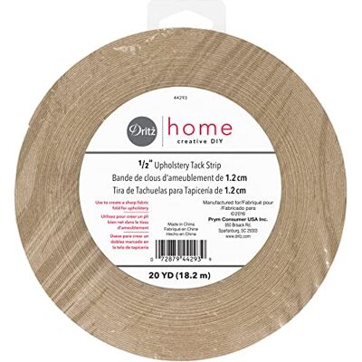 Dritz 1/2 x 20 m Bullette per tappezzeria, Colore: Naturale Dritz 1/2 x 20 m Bullette per tappezzeria, Colore: Naturale