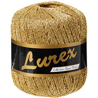 Lammy Yarns Holland Lurex Glitter Filato Col.02 Lot. 111120 L: 160 m, oro, 25 g Lammy Yarns Holland Lurex Glitter Filato Col.02 Lot. 111120 L: 160 m, oro, 25 g