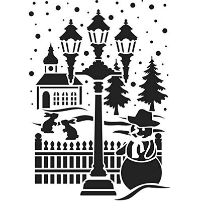 ideen mit herz Ideazione con Cuore Stencil in plastica Laser, per finestre, DIN A4, Natale e Inverno, Ideale per Decorare pareti, Tessuti, Carta, vetrine ideen mit herz Ideazione con Cuore Stencil in plastica Laser, per finestre, DIN A4, Natale e Inverno, Ideale per Decorare pareti, Tessuti, Carta, vetrine