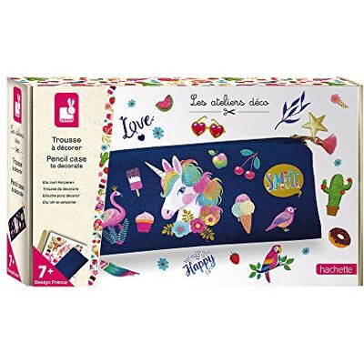 Janod Astuccio da Decorare e Personalizzare Les Ateliers Déco Kit Creativo per Il Tempo Libero dei Bambini Sviluppo della Motricità Fine e della Concentrazione Dall'Età di 7 Anni, Janod Astuccio da Decorare e Personalizzare Les Ateliers Déco Kit Creativo per Il Tempo Libero dei Bambini Sviluppo della Motricità Fine e della Concentrazione Dall'Età di 7 Anni,