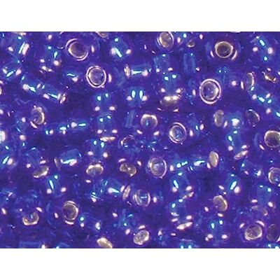 TOHO Perline giapponesi rocciose argento blu navy 2,2 mm.11/0 100 gr. TOHO Perline giapponesi rocciose argento blu navy 2,2 mm.11/0 100 gr.