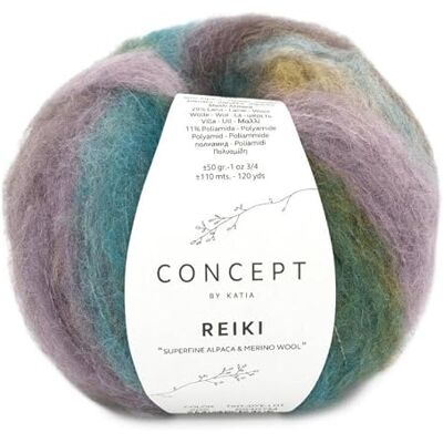 Katıa Katia ReIKI Gomitolo di Lana Colore Malva Cod.202 Katıa Katia ReIKI Gomitolo di Lana Colore Malva Cod.202