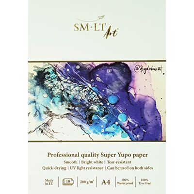 SMLT . PS-10 (200)/PRO Pad artistico professionale A4 con carta sintetica Super Yupo SMLT . PS-10 (200)/PRO Pad artistico professionale A4 con carta sintetica Super Yupo