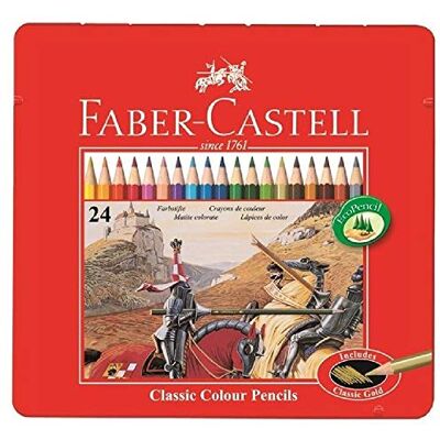 Faber-Castell 115845 Pastello Colorato, 24 Pezzi Faber-Castell 115845 Pastello Colorato, 24 Pezzi