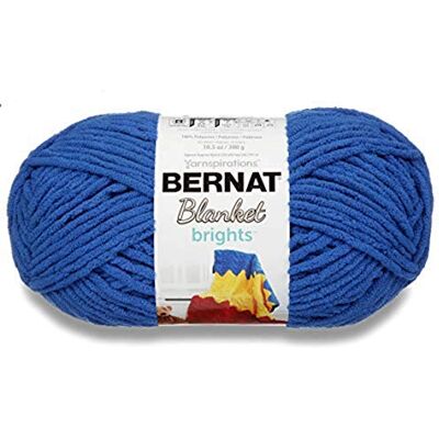 Bernat Big Spinrite-Ball-Gomitolo di lana, colore: blu reale, altri, multicolore Bernat Big Spinrite-Ball-Gomitolo di lana, colore: blu reale, altri, multicolore