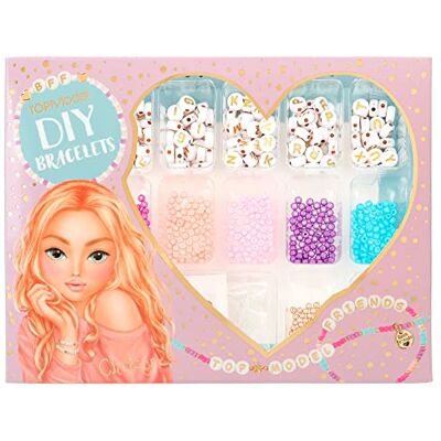 Depesche TOPModel-Set per la Realizzazione di Braccialetti Fai da Te, comprensivo di Elastico, Numerose Perline e ciondoli, Sacchetti Regalo e Istruzioni, Multicolore Depesche TOPModel-Set per la Realizzazione di Braccialetti Fai da Te, comprensivo di Elastico, Numerose Perline e ciondoli, Sacchetti Regalo e Istruzioni, Multicolore