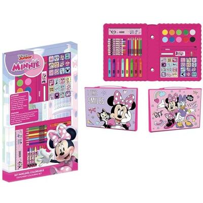 CERDÁ LIFE'S LITTLE MOMENTS Scatola Colori per Bambini di Minnie con Pennarelli, Acquarelli e Adesivi Set Cancelleria per Scuola con Righello per Tratti Definiti Prodotto Originale Elaborato in Spagna CERDÁ LIFE'S LITTLE MOMENTS Scatola Colori per Bambini di Minnie con Pennarelli, Acquarelli e Adesivi Set Cancelleria per Scuola con Righello per Tratti Definiti Prodotto Originale Elaborato in Spagna