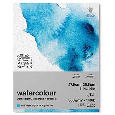 Blocca acquerello Winsor & Newton - 140lb/300gsm Blocca acquerello Winsor & Newton - 140lb/300gsm