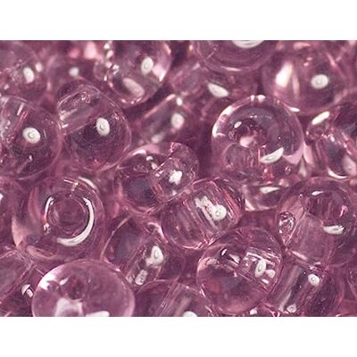 TOHO Perline giapponesi magatama trasparente lilla 3 mm. 100 g. TOHO Perline giapponesi magatama trasparente lilla 3 mm. 100 g.