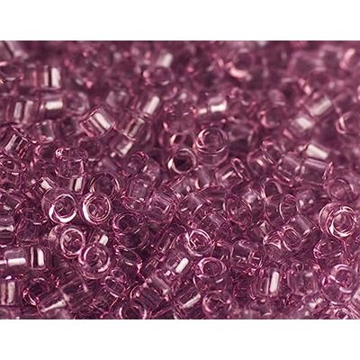 TOHO Perline giapponesi cilindro Treasure trasparente lilla 3,3 mm.8/0 100 gr. TOHO Perline giapponesi cilindro Treasure trasparente lilla 3,3 mm.8/0 100 gr.