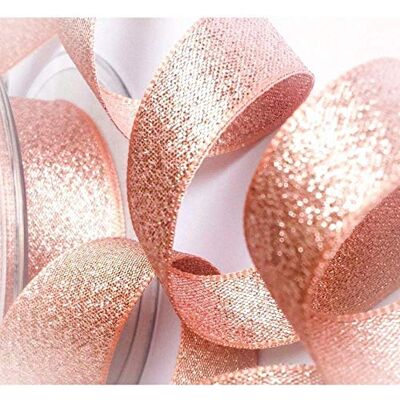 Berisfords Berisford Nastro in oro rosa, 15 mm Berisfords Berisford Nastro in oro rosa, 15 mm