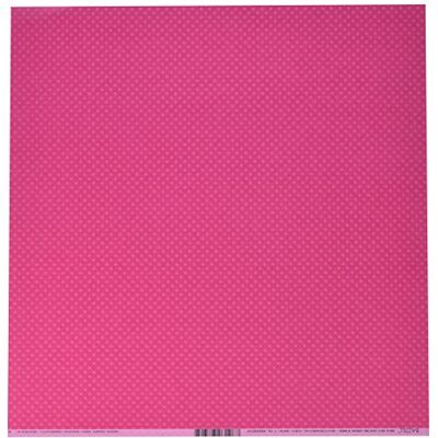 Artemio Bazzill Basics Paper 25 Fogli di Carta per Scrapbooking, punteggiati, Colore: Rosa Artemio Bazzill Basics Paper 25 Fogli di Carta per Scrapbooking, punteggiati, Colore: Rosa