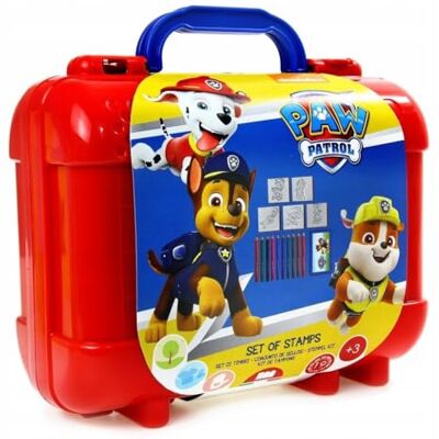 Multiprint Travel Set Paw Patrol Materiali naturali sviluppa creatività e coordinazione divertente Multiprint Travel Set Paw Patrol Materiali naturali sviluppa creatività e coordinazione divertente