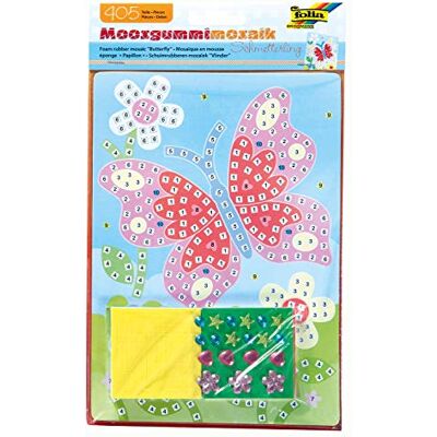 folia – Gomma espansa Mosaico Immagine Farfalla, 405 Pezzi folia – Gomma espansa Mosaico Immagine Farfalla, 405 Pezzi