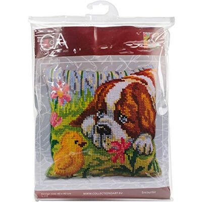 Collezione D' Arte Incontro Kit di Cuscino Grandi Fori Cotone Multicolore 50 x 45 x 0,1 cm Collezione D' Arte Incontro Kit di Cuscino Grandi Fori Cotone Multicolore 50 x 45 x 0,1 cm