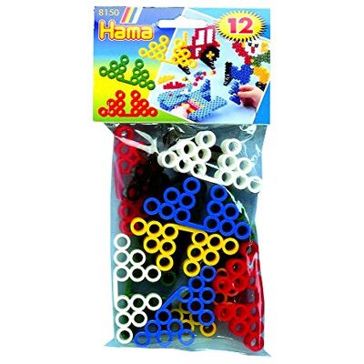 Hama Perlen Set di 12 supporti per motivi in perline da stirare con diametro di 10 mm, accessori per bricolage, divertimento creativo per grandi e piccini Hama Perlen Set di 12 supporti per motivi in perline da stirare con diametro di 10 mm, accessori per bricolage, divertimento creativo per grandi e piccini