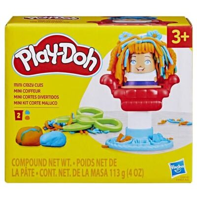 Play-Doh Play Doh Mini Classic Tagli Divertenti, Parrucchiere Giocattolo con 2 Colori Atossici Play-Doh Play Doh Mini Classic Tagli Divertenti, Parrucchiere Giocattolo con 2 Colori Atossici