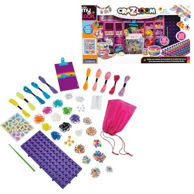 Lexibook , Atelier Completo per la creazione di Braccialetti dell'amicizia, Rosa Viola Blu Turchese Verde Arancione Giallo Nero Bianco, Lexibook , Atelier Completo per la creazione di Braccialetti dell'amicizia, Rosa Viola Blu Turchese Verde Arancione Giallo Nero Bianco,