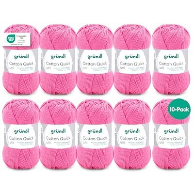 Gründl Cotton Quick Uni Lavoro - Versatile per maglia e uncinetto Gründl Cotton Quick Uni Lavoro - Versatile per maglia e uncinetto