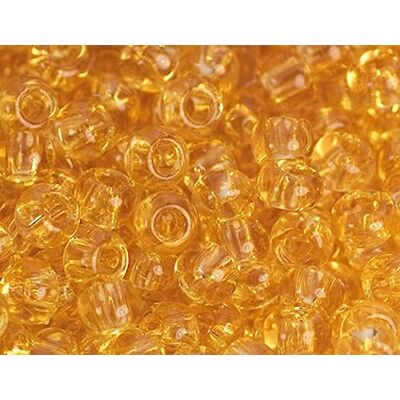 TOHO Perline giapponesi rocaille trasparenti oro 2,2 mm.11/0 100 gr. TOHO Perline giapponesi rocaille trasparenti oro 2,2 mm.11/0 100 gr.