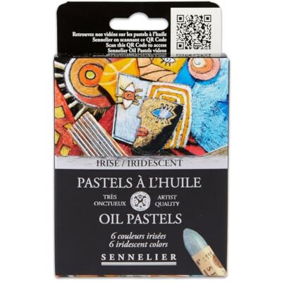 Sennelier Artists Oil Pastels Set of 6 x Iridescent Sennelier Artists Oil Pastels Set of 6 x Iridescent