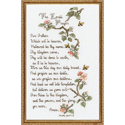 Kit di Ricamo Janlynn - Tessuto, Corda & Istruzioni - 14x25,4cm Kit di Ricamo Janlynn - Tessuto, Corda & Istruzioni - 14x25,4cm