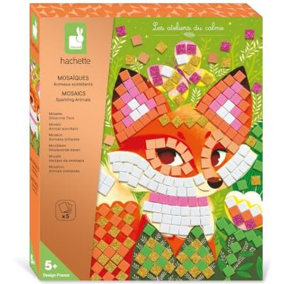 Janod , Les Ateliers du Calme, Kit Mosaici per Bambini, 5 Quadri 10 Fogli di Mosaici in Schiuma Autoadesivi, Modelli e Istruzioni, Motricità Fine, Concentrazione e Calma Janod , Les Ateliers du Calme, Kit Mosaici per Bambini, 5 Quadri 10 Fogli di Mosaici in Schiuma Autoadesivi, Modelli e Istruzioni, Motricità Fine, Concentrazione e Calma