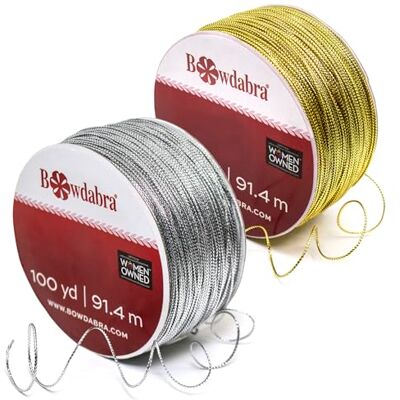 Morex x Bowdabra Combo Filo in oro da 121,9 m, 61 m e filo d'argento da 61 m Morex x Bowdabra Combo Filo in oro da 121,9 m, 61 m e filo d'argento da 61 m