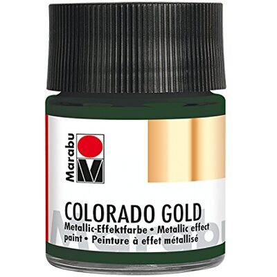 Marabu Colore Effetto Metallizzato, Colorado Gold Metallizzato, 50 ml, a Base d'Acqua, Resistente alla Luce, ad Asciugatura Rapida, per pennelli e tamponi su superfici assorbenti Marabu Colore Effetto Metallizzato, Colorado Gold Metallizzato, 50 ml, a Base d'Acqua, Resistente alla Luce, ad Asciugatura Rapida, per pennelli e tamponi su superfici assorbenti