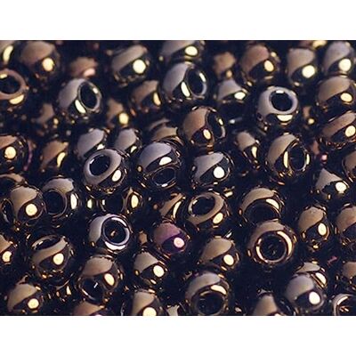 TOHO Perline giapponesi rocciose metalliche bronzo 2,2mm.11/0 100gr. TOHO Perline giapponesi rocciose metalliche bronzo 2,2mm.11/0 100gr.