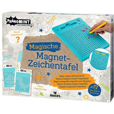 moses . PhänoMINT Lavagna Magnetica per la creazione di Immagini magiche, Lavagna da Disegno Magnetica con Modelli, Set Creativo per Bambini, Lavagna e Penna, Turchese moses . PhänoMINT Lavagna Magnetica per la creazione di Immagini magiche, Lavagna da Disegno Magnetica con Modelli, Set Creativo per Bambini, Lavagna e Penna, Turchese