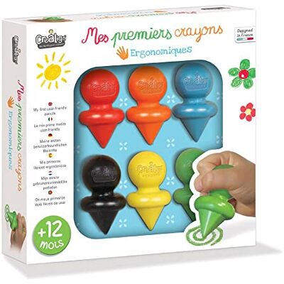 CREA LIGN I miei primi pastelli ergonomici X6 - Pastelli CREA LIGN I miei primi pastelli ergonomici X6 - Pastelli