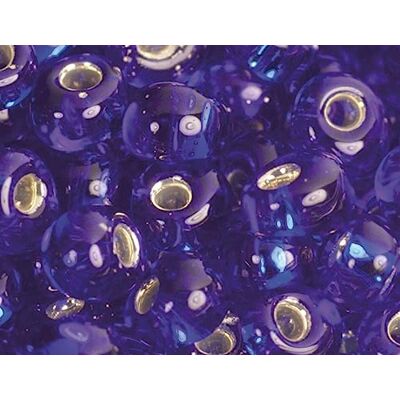 TOHO Perline giapponesi magatama argento blu navy 3 mm. 100 g. TOHO Perline giapponesi magatama argento blu navy 3 mm. 100 g.