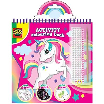 Creative Libro con attività da colorare glitter 3 in 1 Creative Libro con attività da colorare glitter 3 in 1