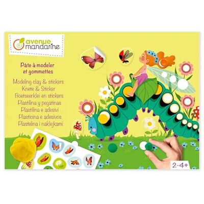 décopatch My Mandarine cofanetto creativo per bambini PASTE MODELLABILI E ADESIVI 3D a partire dai 2 anni- Fate décopatch My Mandarine cofanetto creativo per bambini PASTE MODELLABILI E ADESIVI 3D a partire dai 2 anni- Fate