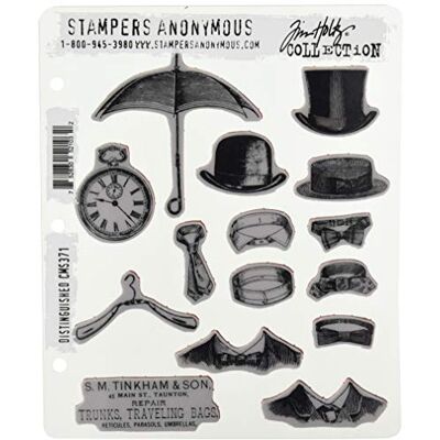 Tim Holtz Timbri Incollabili Distinti - Timbri Tim Holtz Timbri Incollabili Distinti - Timbri