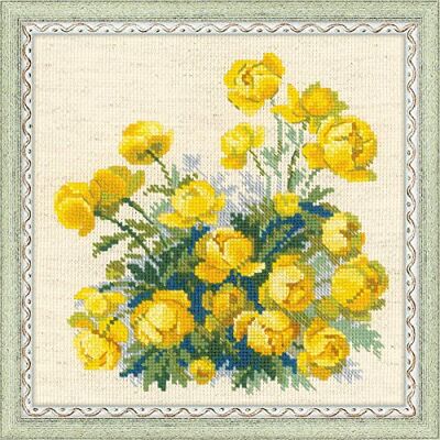 RIOLIS Globo Fiorito 1515, Kit Punto Croce Floreale 20 x 20 cm, Kit Punto Croce per Principianti ed Esperti, Kit Ricamo Punto Croce per Adulti, Kit da Ricamo a Punto Contato RIOLIS Globo Fiorito 1515, Kit Punto Croce Floreale 20 x 20 cm, Kit Punto Croce per Principianti ed Esperti, Kit Ricamo Punto Croce per Adulti, Kit da Ricamo a Punto Contato