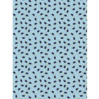 décopatch RIF Confezione di Carta con Motivo Buste Blu Ogni Foglio 30 x 40 cm, Confezione da 20 Fogli di Carta Meglio utilizzato con Colla e Vernice Décopach, Blu décopatch RIF Confezione di Carta con Motivo Buste Blu Ogni Foglio 30 x 40 cm, Confezione da 20 Fogli di Carta Meglio utilizzato con Colla e Vernice Décopach, Blu