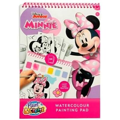 Disney Libro da colorare per acquerelli Minnie Gioco da tavolo con regole semplici Disney Libro da colorare per acquerelli Minnie Gioco da tavolo con regole semplici