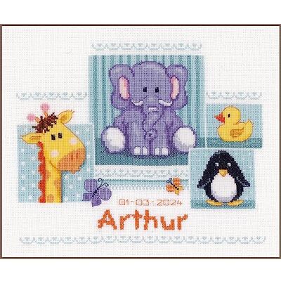 Vervaco Kit Punto Croce Contato CUCCIOLI DI ANIMALI Annuncio Nascita Punto Croce ca. 30 x 25 cm Regalo Personalizzato Set Fai Da Te Attività Creative Adulti Benvenuto Bambino Cross Stitch Vervaco Kit Punto Croce Contato CUCCIOLI DI ANIMALI Annuncio Nascita Punto Croce ca. 30 x 25 cm Regalo Personalizzato Set Fai Da Te Attività Creative Adulti Benvenuto Bambino Cross Stitch