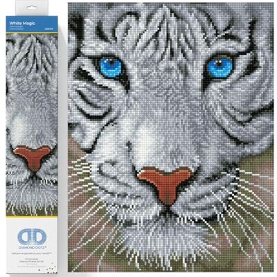 DIAMOND DOTZ Pittura, Kit Principianti, Magia Bianca, 34 x 42 cm DIAMOND DOTZ Pittura, Kit Principianti, Magia Bianca, 34 x 42 cm