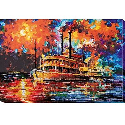 ART Kit da Ricamo per Punto Perlato, Cotone, Multicolore, 30 x 19 cm ART Kit da Ricamo per Punto Perlato, Cotone, Multicolore, 30 x 19 cm