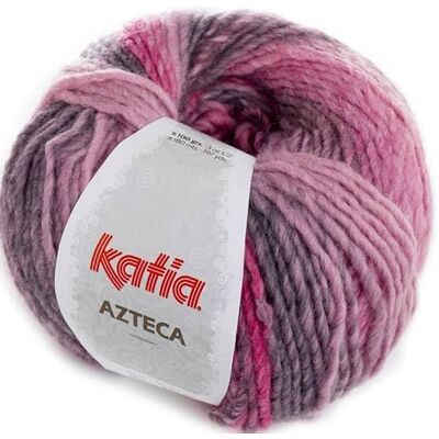 Katia Lanas Azteca Gomitolo di colore fragola Cod. 7857 Katia Lanas Azteca Gomitolo di colore fragola Cod. 7857