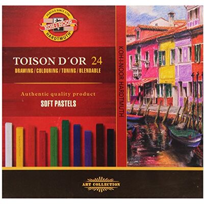 Koh-I-Noor Toison D'or 8584 Pastelli a olio, confezione da 24 Koh-I-Noor Toison D'or 8584 Pastelli a olio, confezione da 24